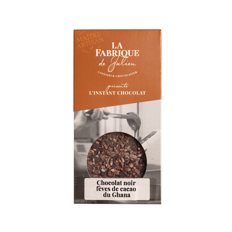 TAB-NGRUE100-tablette chocolat noir feves de cacao du Ghana red cover