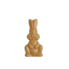 Lapin au chocolat fourré de praliné croustillant et de caramel.