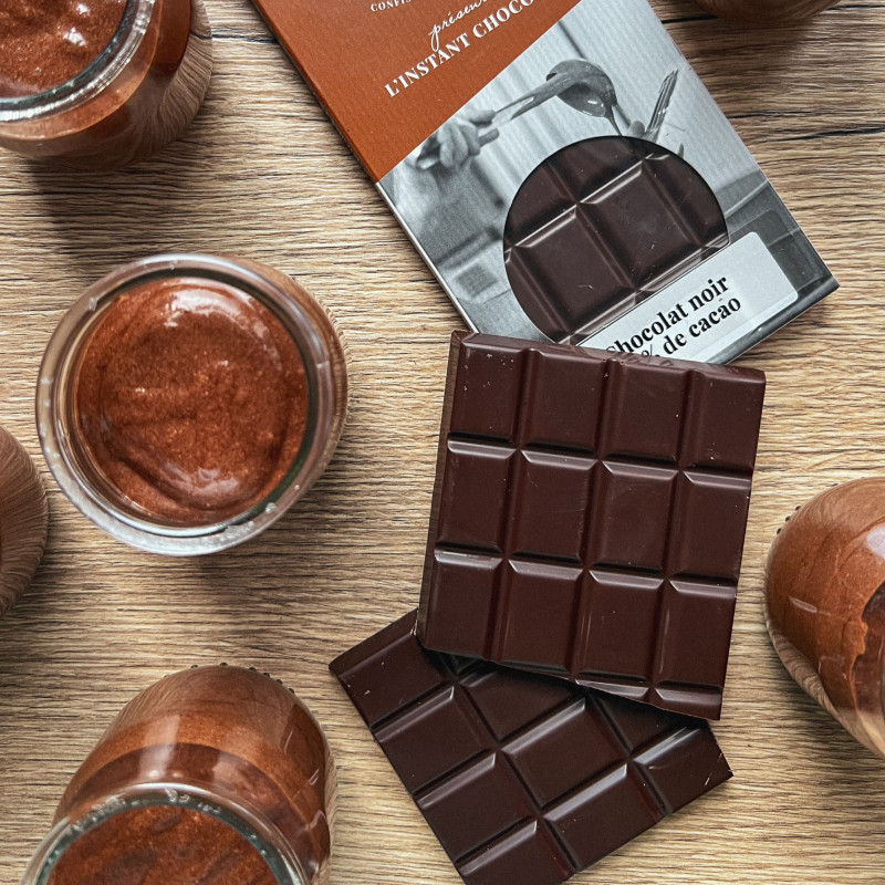 Chocolat noir 62% en tablette 90gr Chocolat noir 62% en tablette 90gr