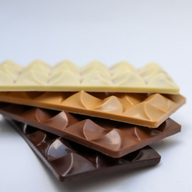 Tablette au chocolat blanc...