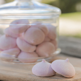 Guimauve saveur framboise
