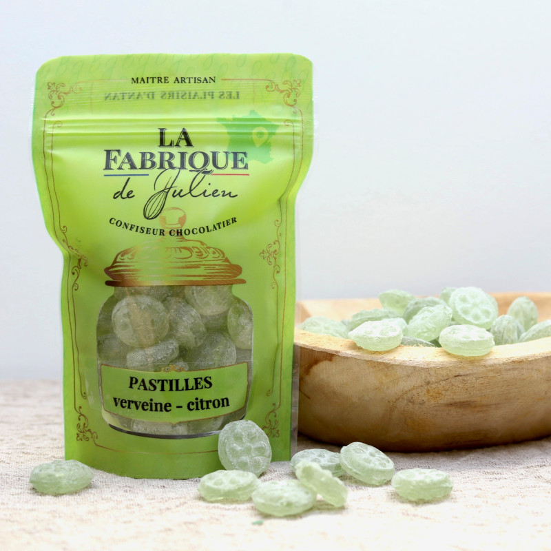 Pastilles à la verveine et au citron 150Gr