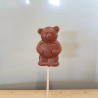 sucette en chocolat nounours cœur