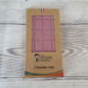 Tablette de chocolat ruby naturellement rose.